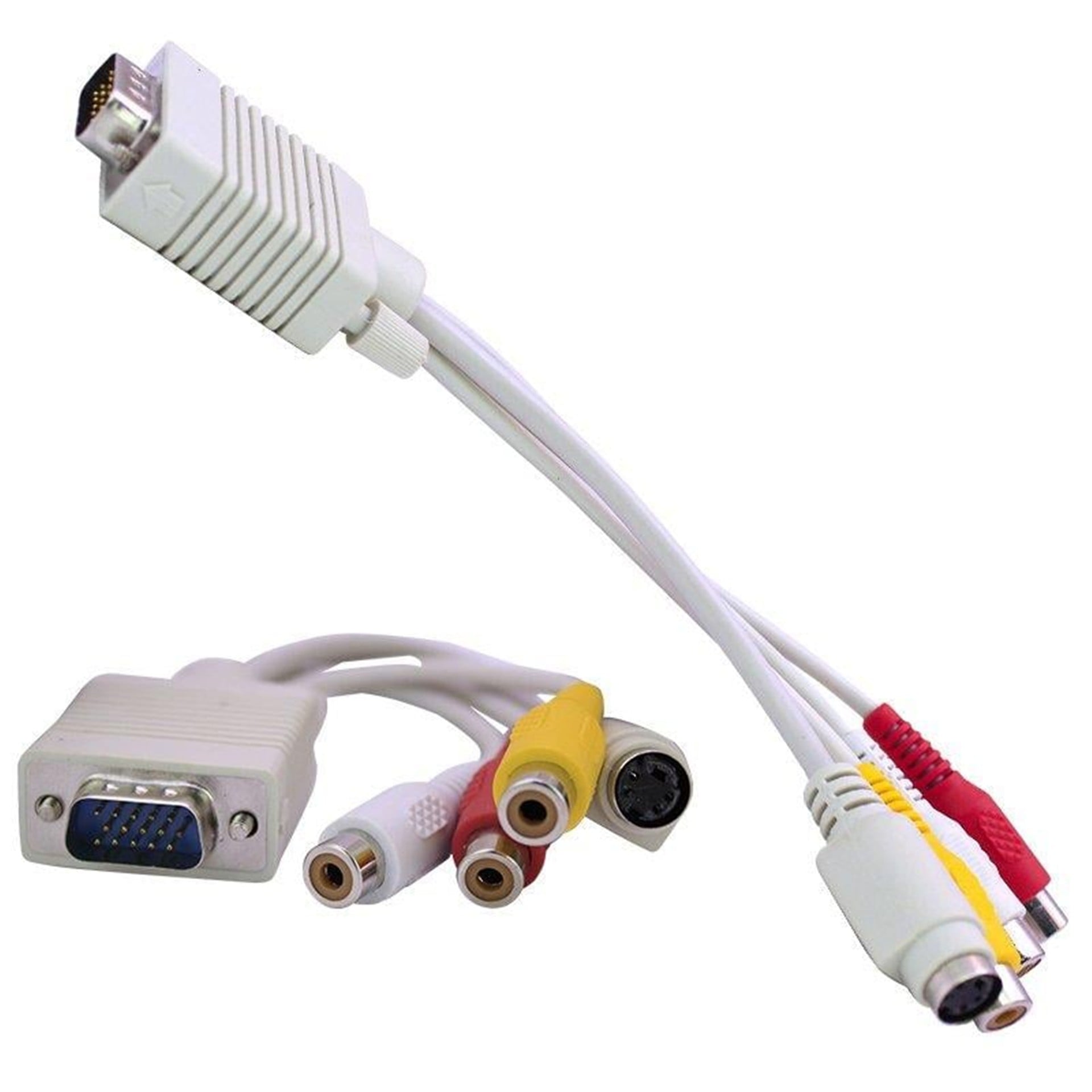 Powermaster Powermaster VGA 3RCA - S Video Kablo 30 Cm - VGA Kablolar