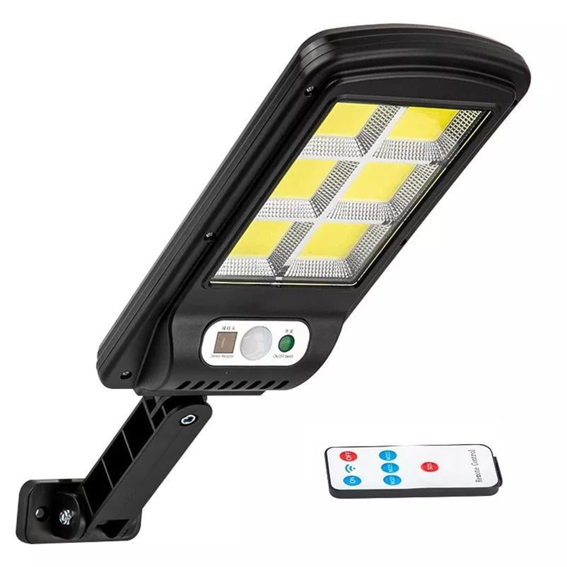 Powermaster Powermaster W756-6 Hareket Sensörlü 3 Modlu Uzaktan Kumandalı 6 Cob Ledli Solar Lamba - Ledli Lambalar