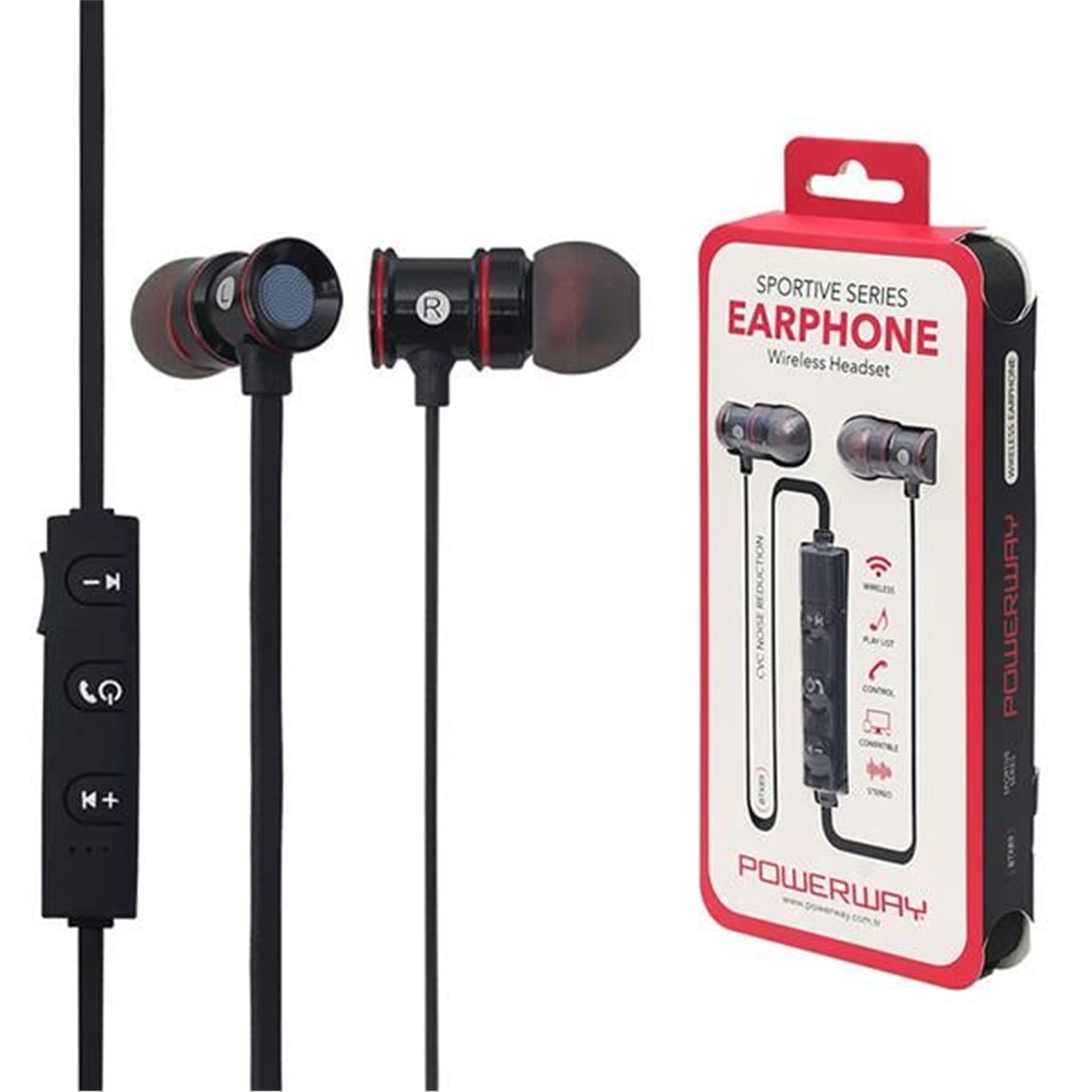 Powerway Powerway BTX-89 Sportive Bluetooth Kulaklık - Telefon Kulaklıkları
