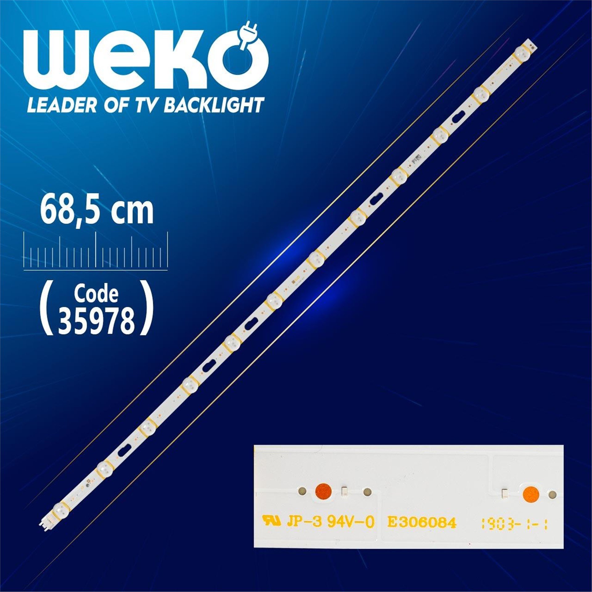 Weko Q70-65S-12EA E306084  12 LEDLİ  68.5 CM - Tv Led Bar - Tv Led Bar