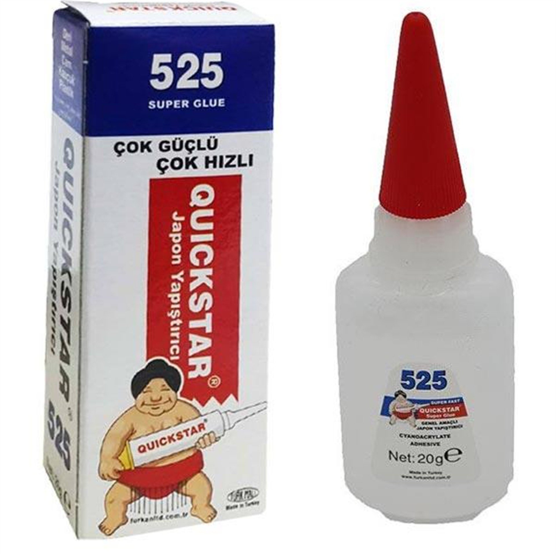 Quickstar Quickstar 525 Japon Yapıştırıcısı 20 Gr. - Hırdavat Ekipmanları Diğer