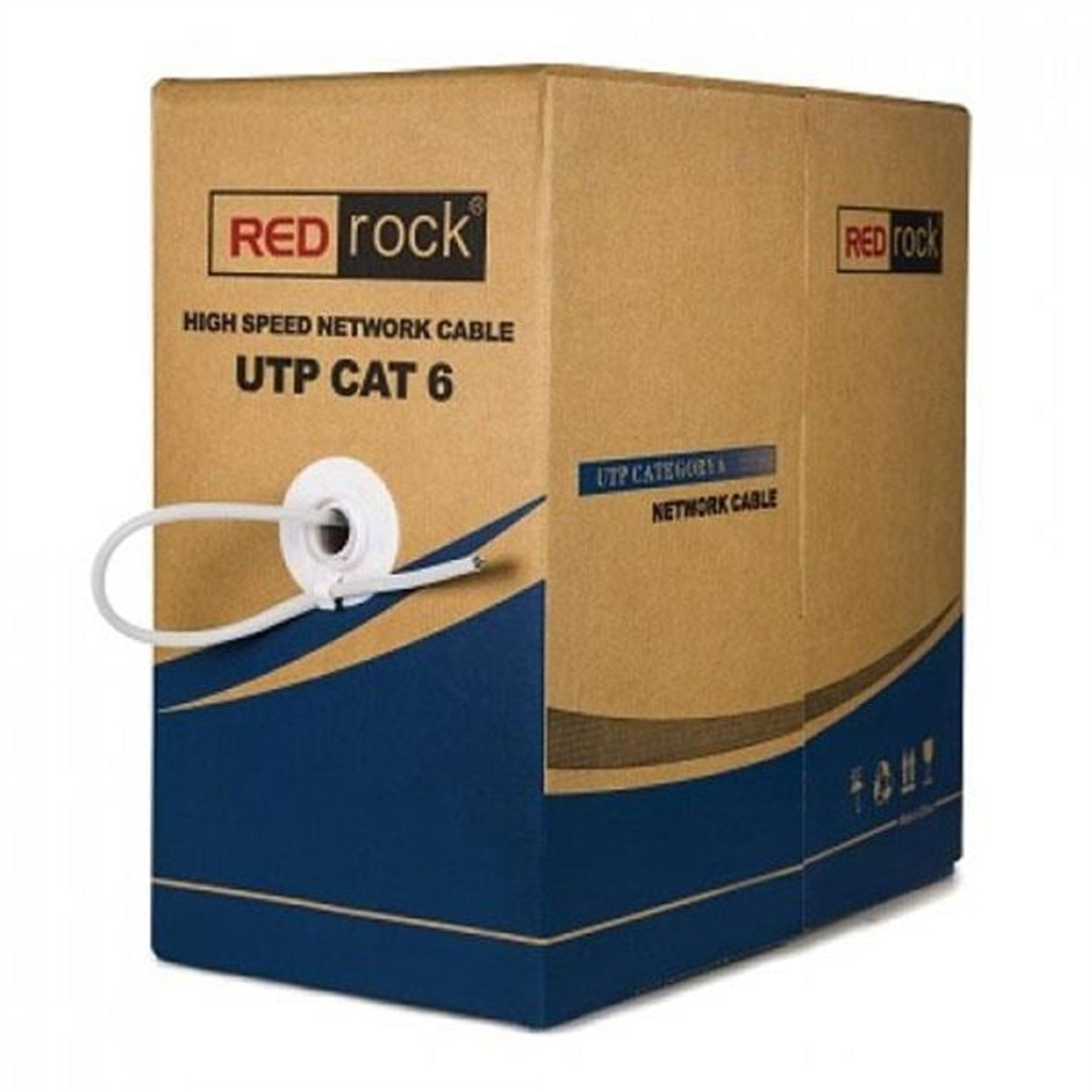 Redrock Redrock U570FC 23 AWG UTP Saf Bakır Cat6 Kablo - Network Kabloları