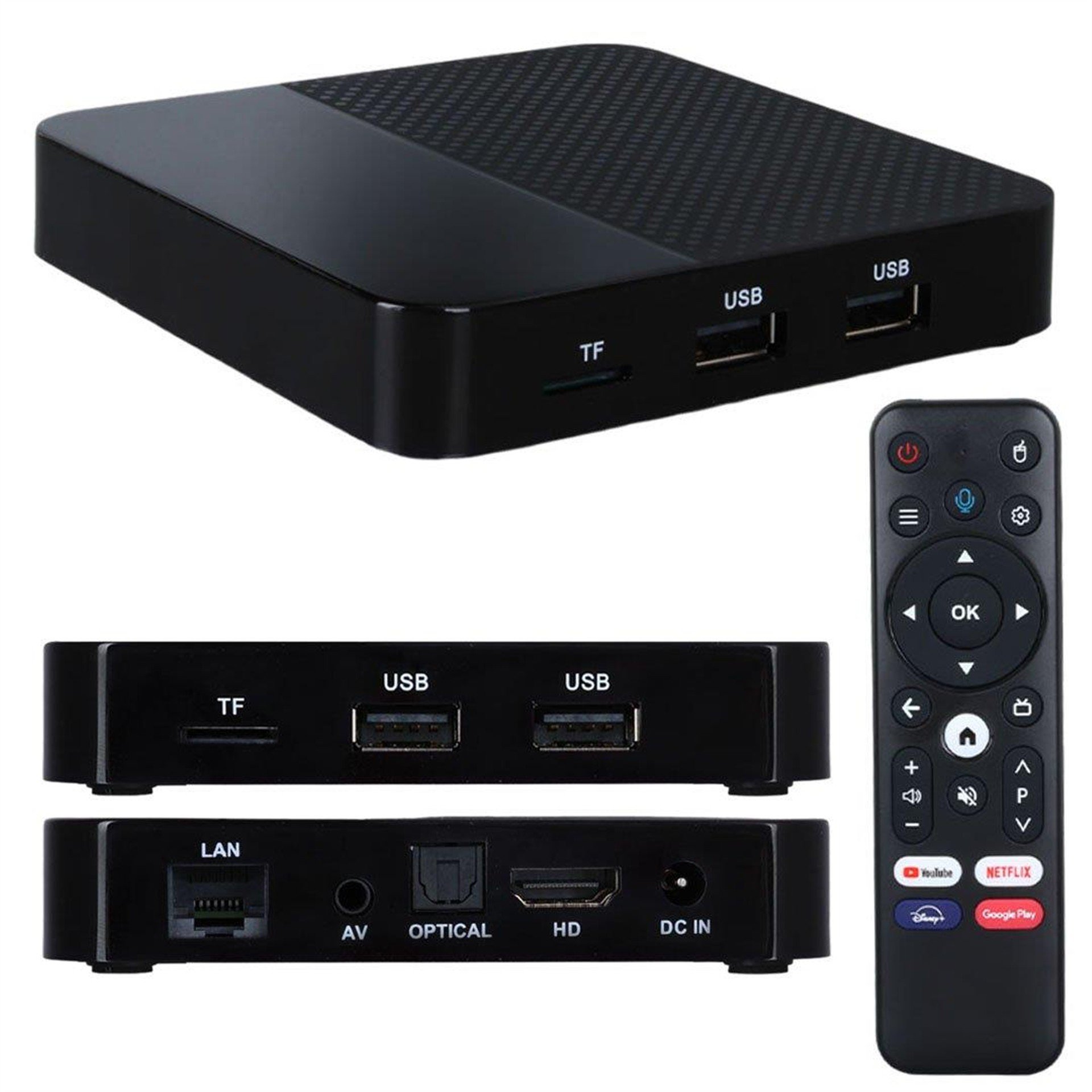 Ridox Ridox H616 4K Ultra HD 4GB Ram 64GB Hafıza 5.0Ghz Android 12 Android Tv Box - İP Tv Box