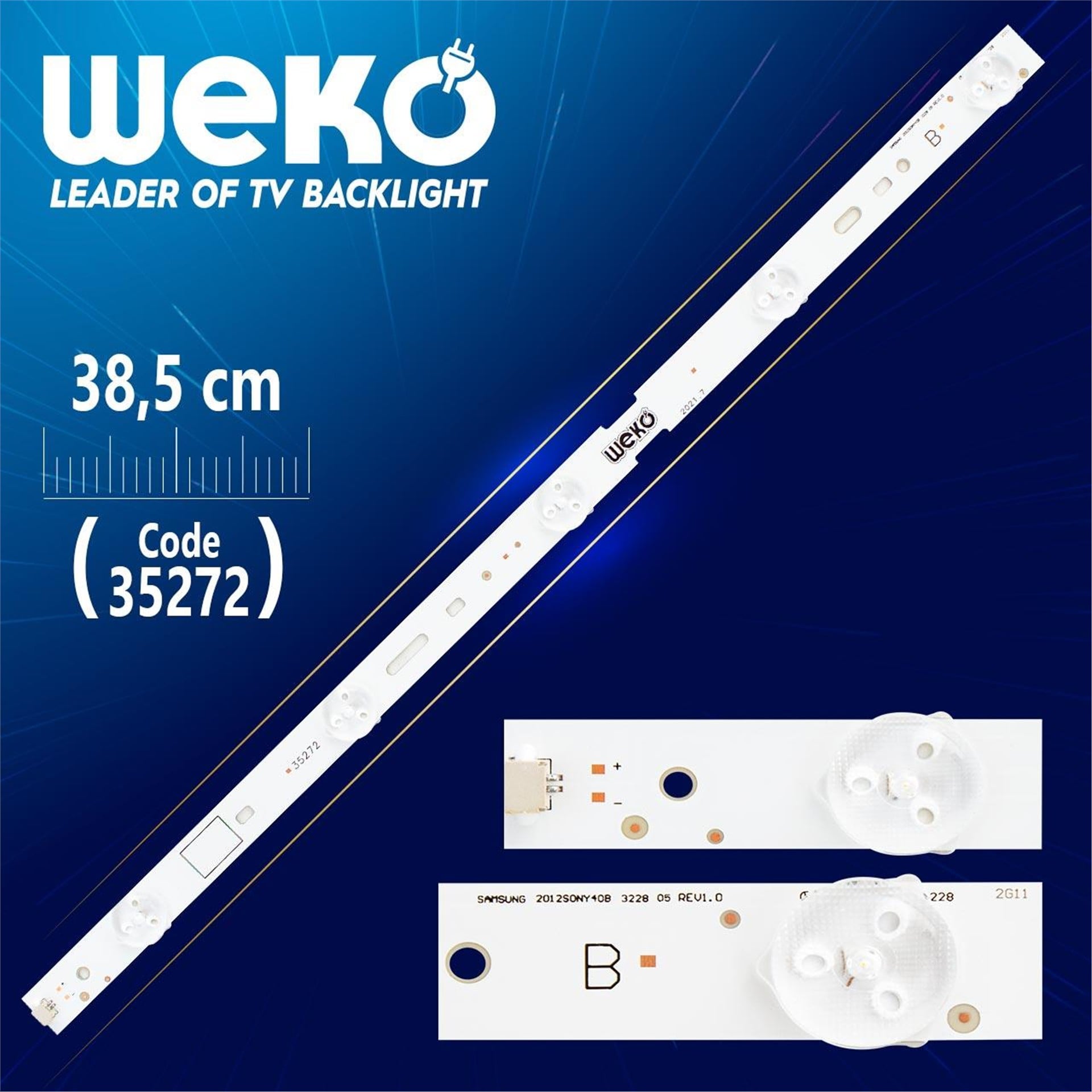 Weko SAMSUNG 2012SONY42B 3228 05 REV1.0 - (5 LEDLİ) - 38,5 CM- (WK-261) - Tv Led Bar - Tv Led Bar