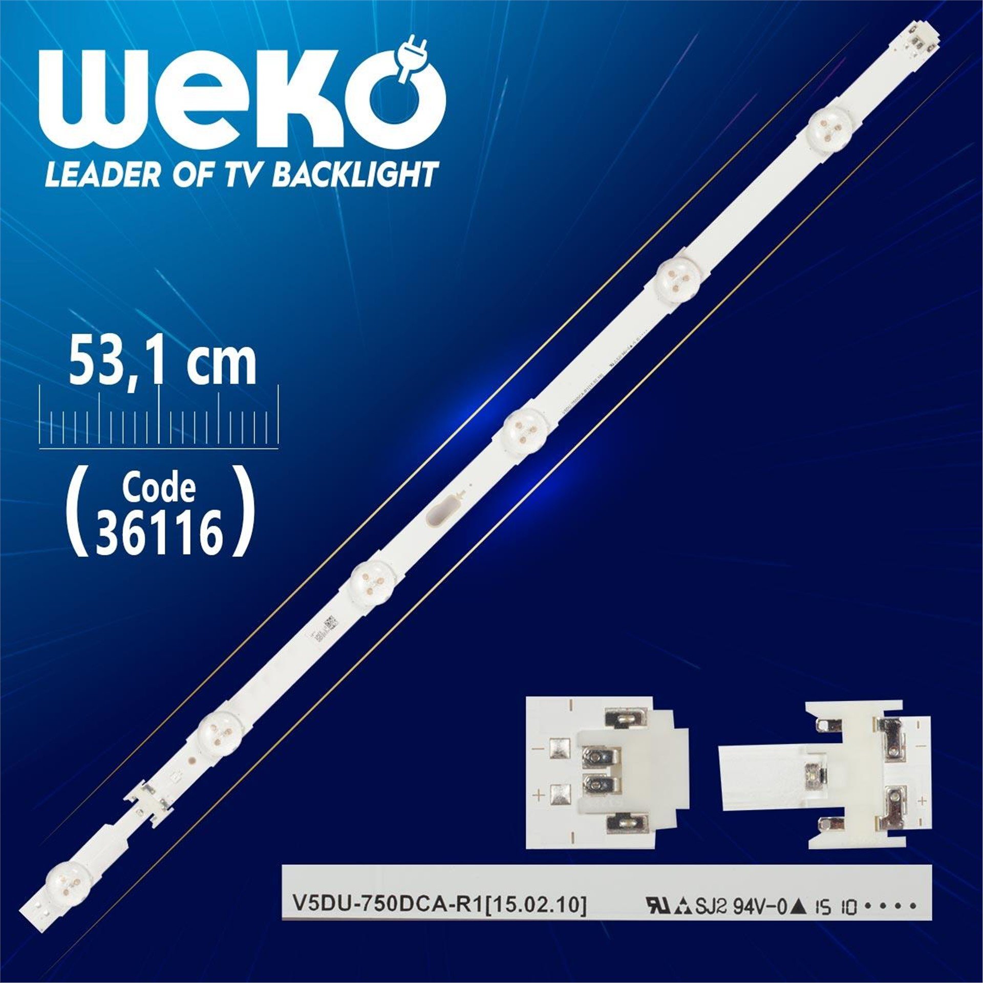 Weko SAMSUNG 75'' V5DU-750DCA-R1 53.1 Cm Tv Led Bar - Tv Led Bar