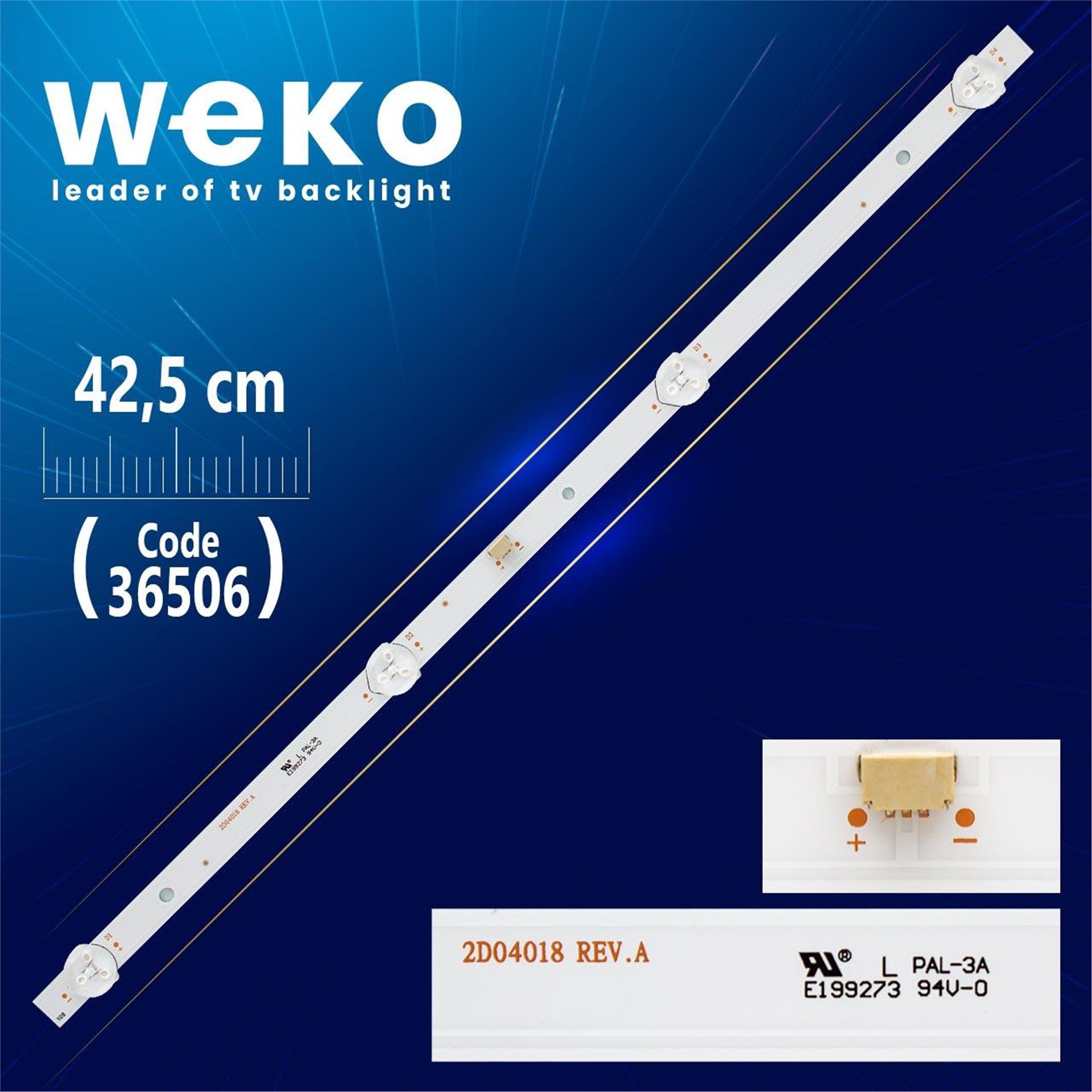 Weko Shineon 2D04018 REV.A (4 LEDLİ) 42,5 CM - Tv Led Bar - Tv Led Bar