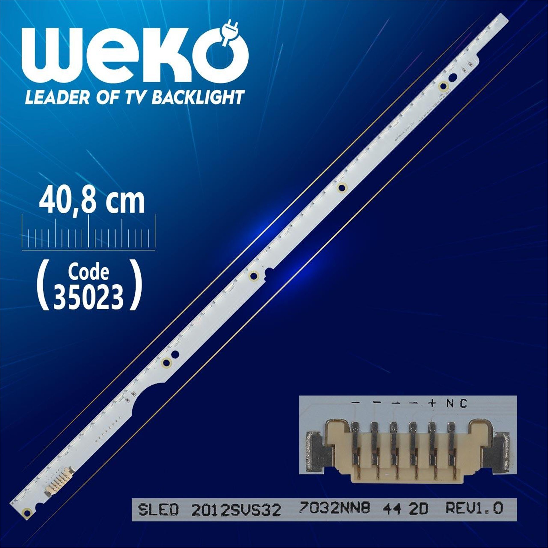Weko SLED 2012SVS32 7032NNB 44 2D REV1.0 - 40.8 Cm 44 Ledli - WK-96 Led Tv Bar - Tv Led Bar