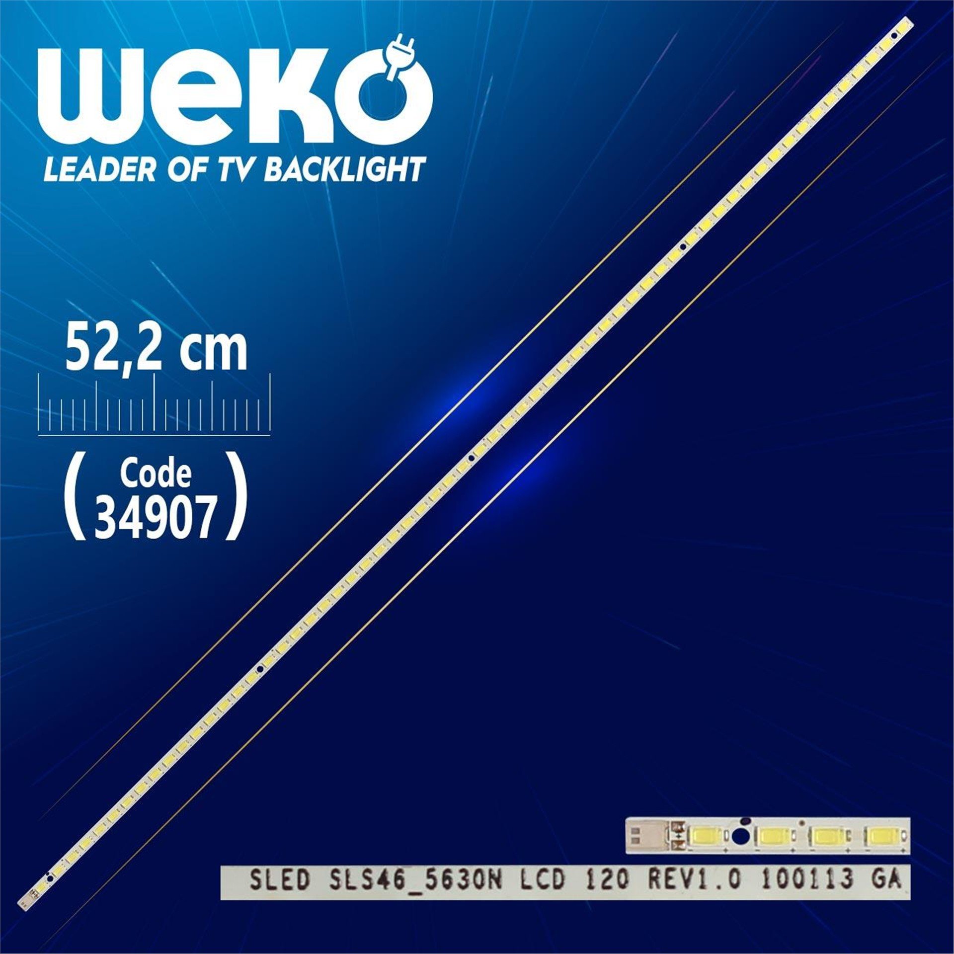 Weko SLED SLS46_66EA_5630N LCD 240 REV0.2 100112 GA - 52.2 Cm WK-1376 Led Tv Bar - Tv Led Bar