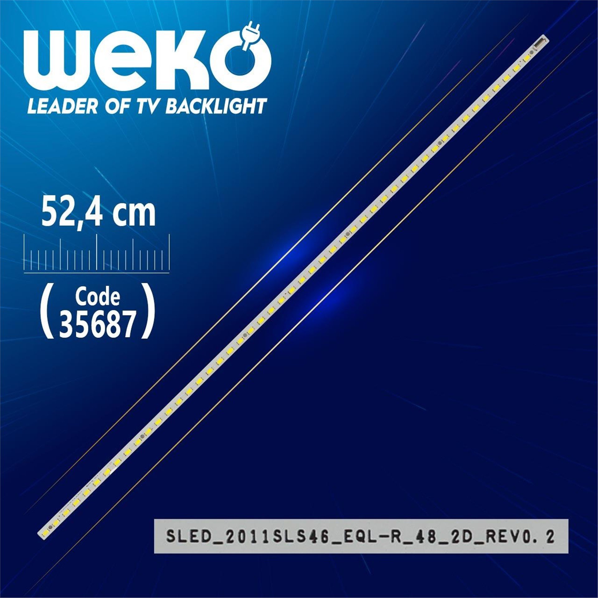 Weko SLED_2011SLS46_EQL-R_48_2D_REV0. 2 - 52.4 CM - 48 LEDLİ - (WK-1164) Tv Led Bar - Tv Led Bar