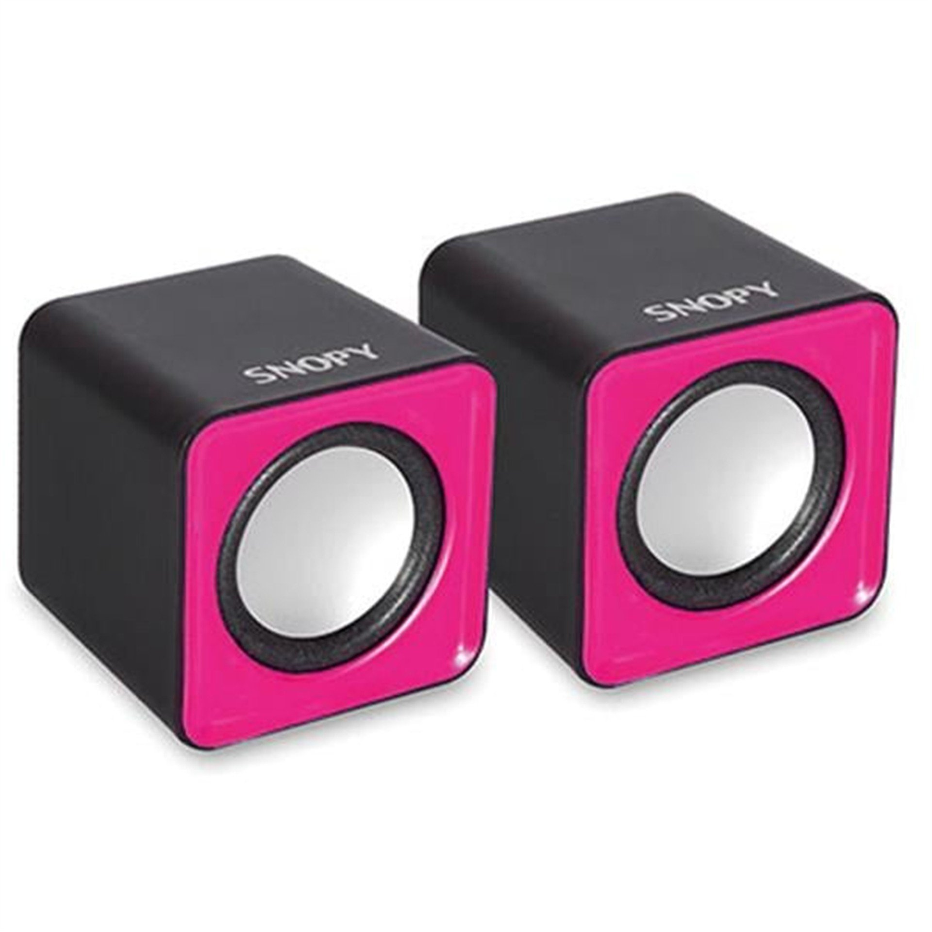 Snopy Snopy SN-66 USB 2.0 1+1 Pembe Mini USB Hoparlör - Ses Sistemleri