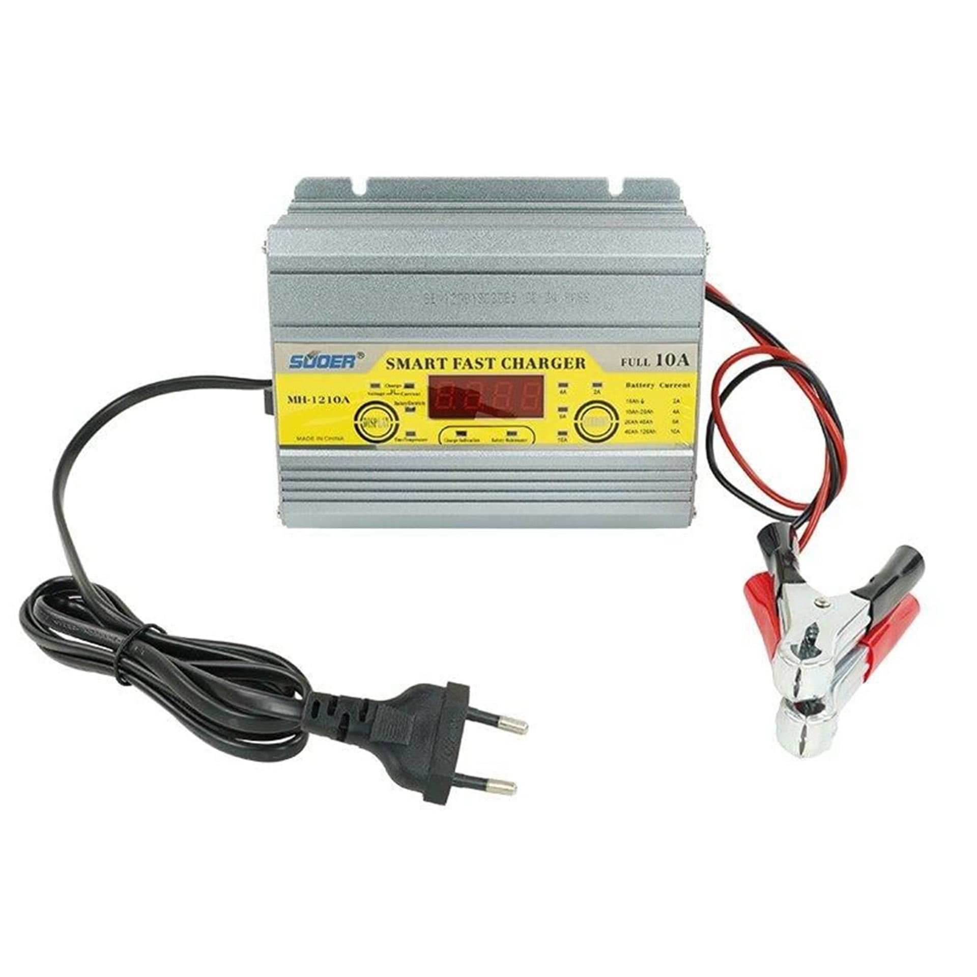 Suoer Suoer MH-1210A 12 Volt Max 10 Amper Akıllı Akü Şarj Cihazı - Adaptörler