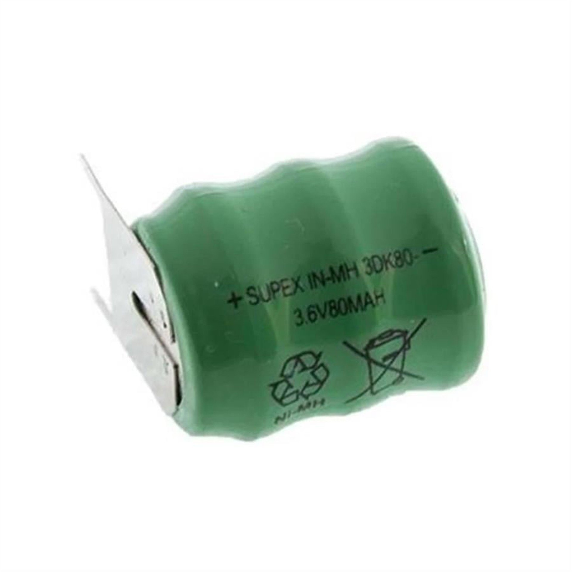 Supex Supex 3.6 Volt 80 mAh Hafıza Bios Pili 3DK80 - Şarjlı Piller