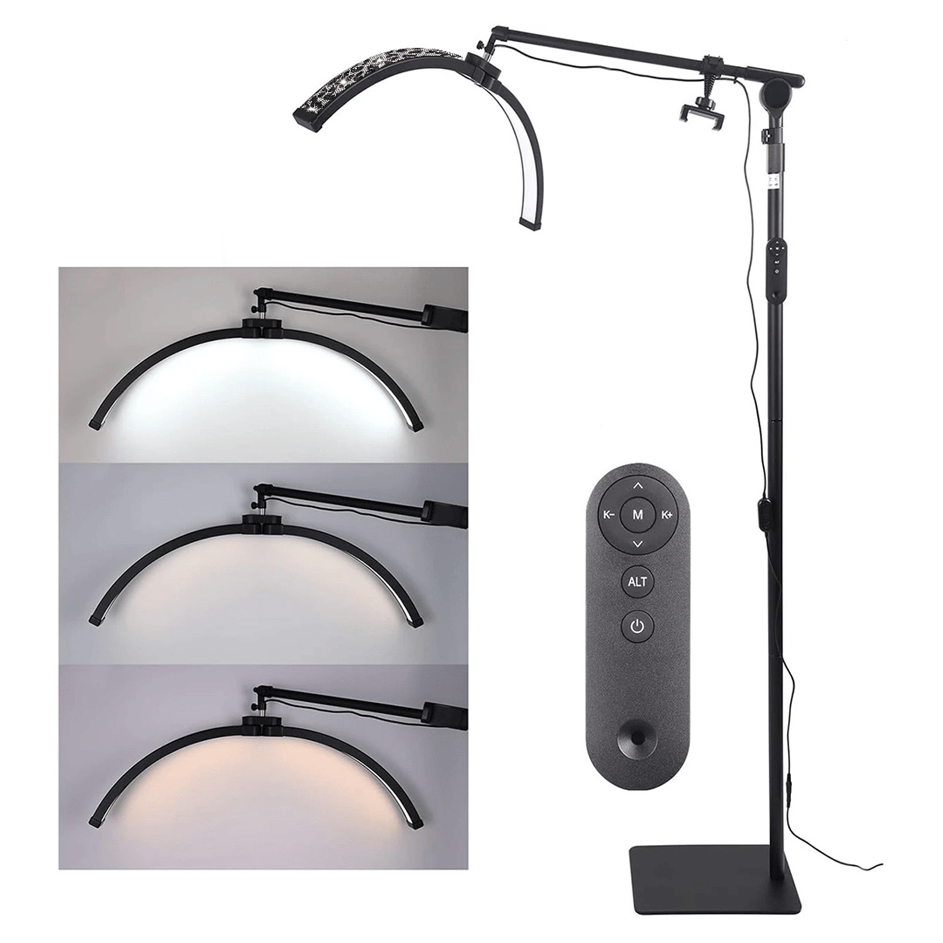 Reyonex Trled F-700B 70Cm Zebra Elmas Desenlı Ayaklı Profesyonel Güzellık Salonu Lambası - Ev ve Yaşam