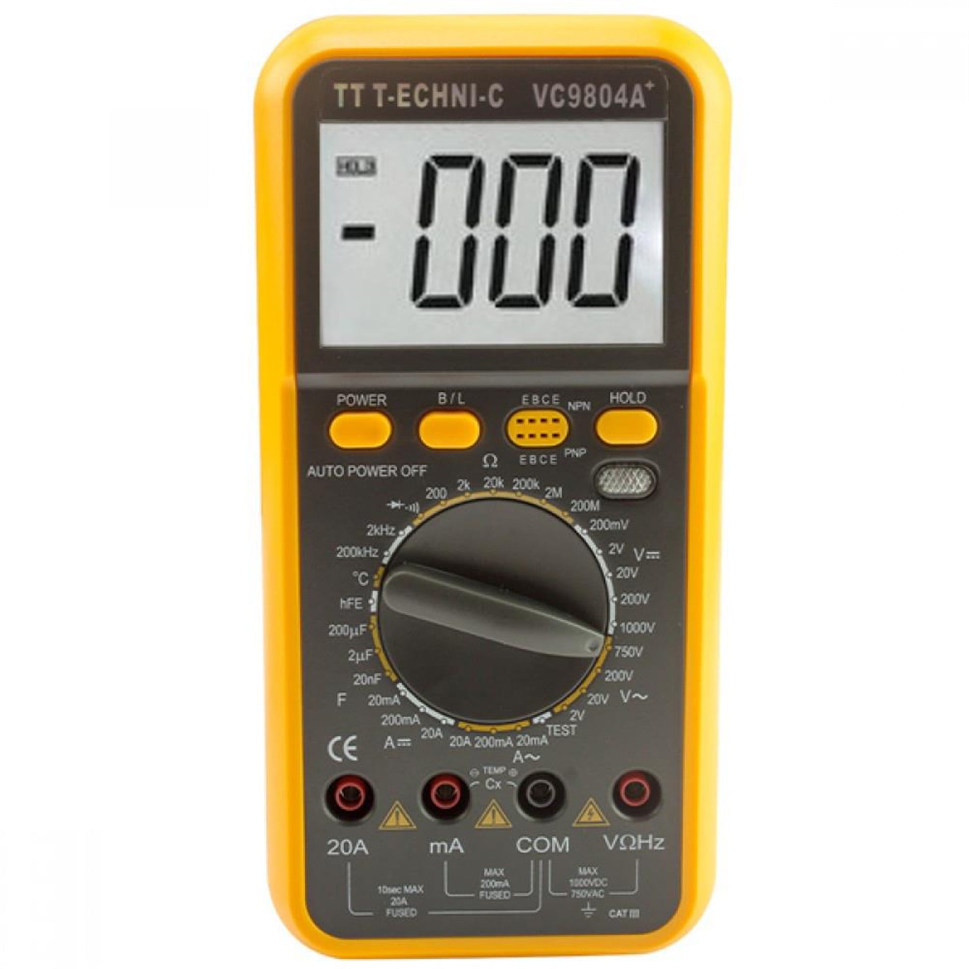 TT-Technic TT Technic VC 9804A+ AC-DC Ölçer Dijital Multimetre - Ölçü Aletleri