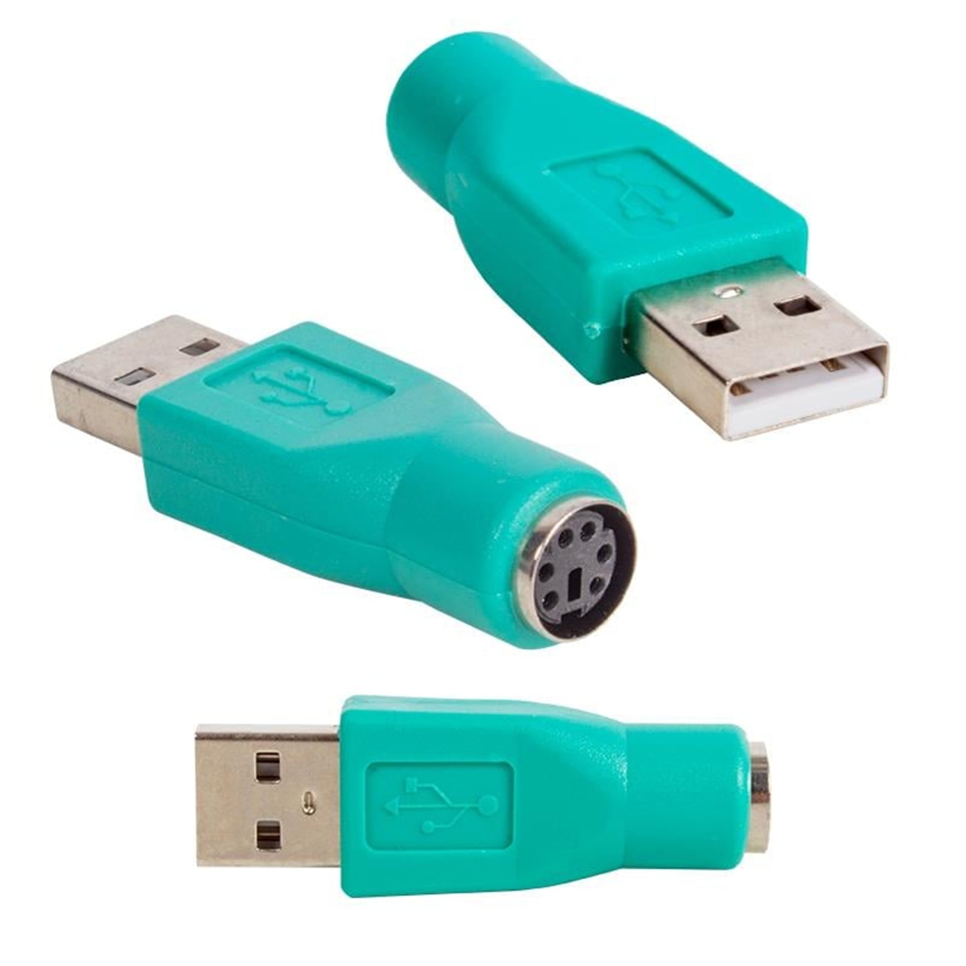 Elektromer USB Erkek - PS2 Dişi Çevirici - Fiş - Jack - Şase