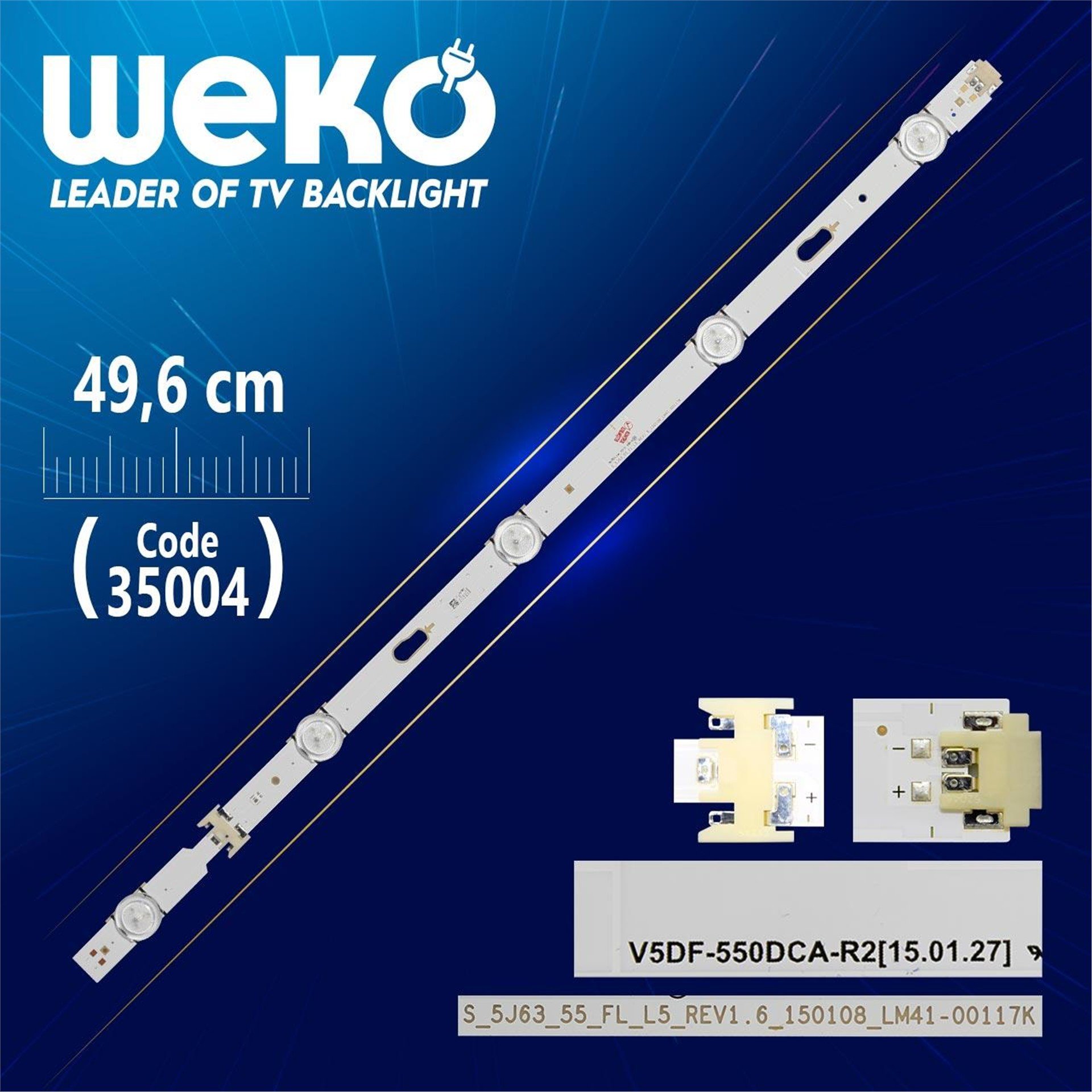 Weko V5DF-550DCA-R2 - S_5J63_55_FL_L5_REV1.6_150108_LM41-00117K   LEFT - 49.6 CM 5 LEDLİ (WK-793) Tv Led Bar - Tv Led Bar