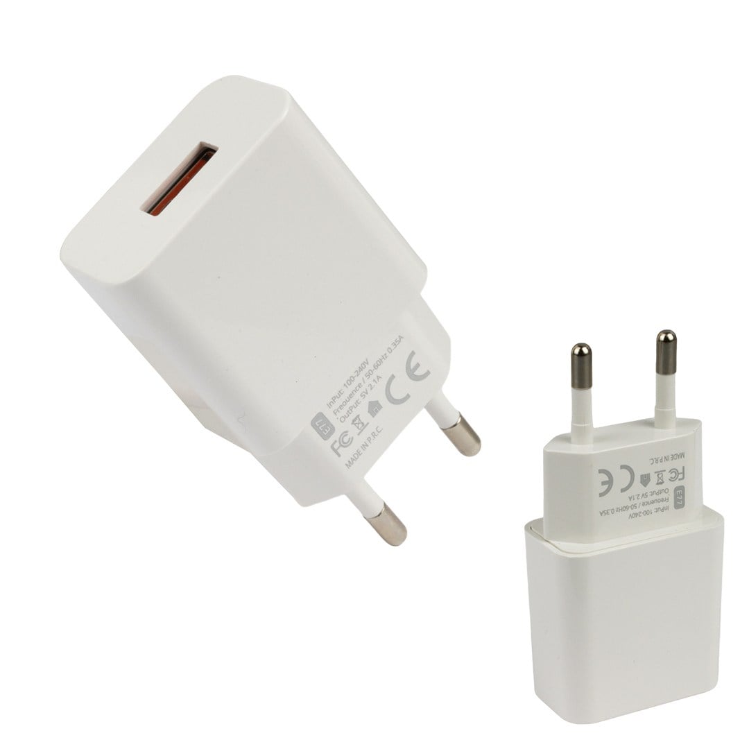 VORCOM ECOTECH WALL CHARGER E77 5 VOLT 2.1 AMPER USB BAŞLIK ADAPTÖR