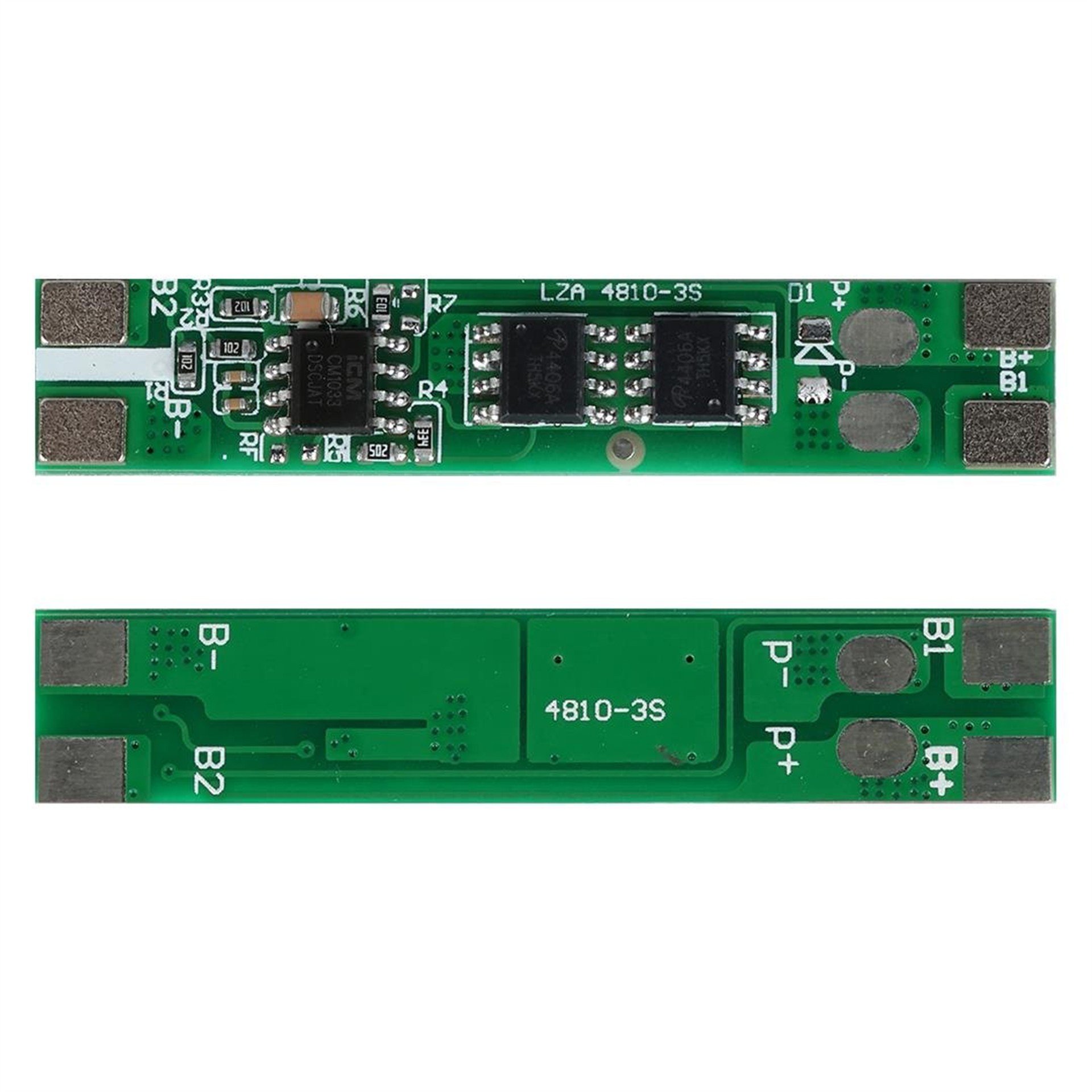 Powermaster Weko BMS-6751 3S 5A Matkap BMS Devresi Lityum Batarya 11.1V/12.6V Şarj Modülü - Pil Koruma Devresi BMS