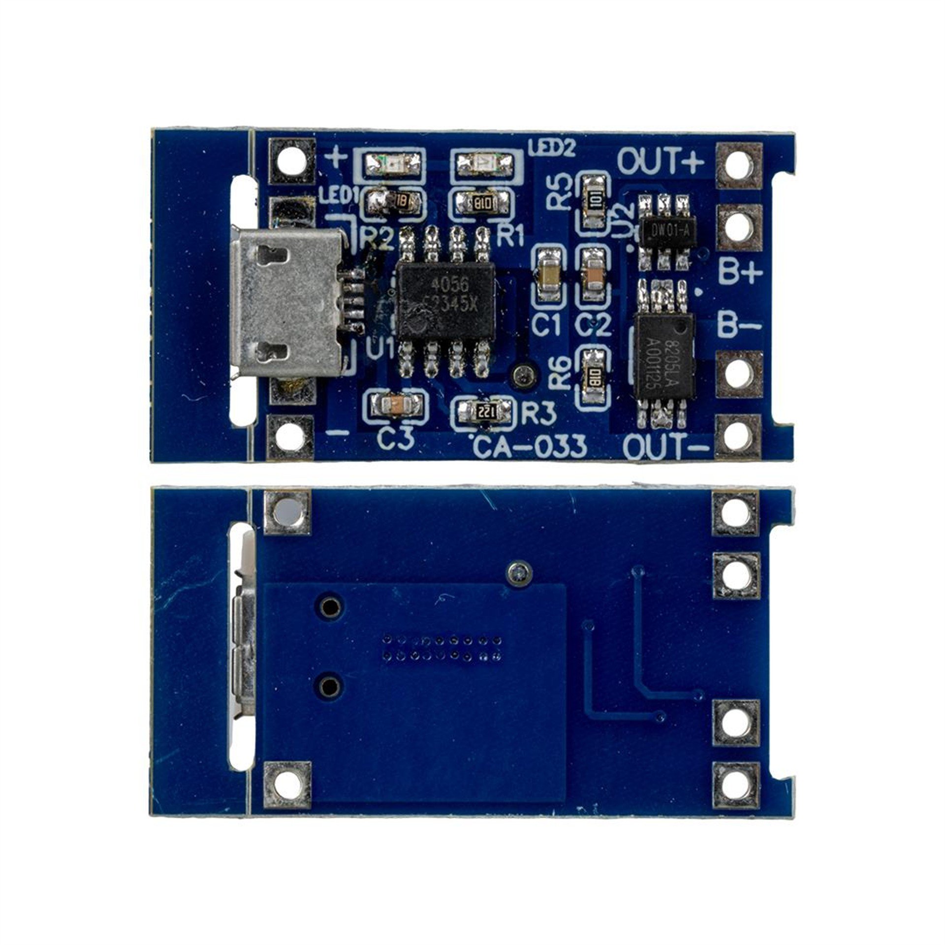 Weko Weko CA-033-MK 1S 5A Micro USB BMS Devresi 18650 Lityum Batarya Şarj Modülü - Pil Koruma Devresi BMS