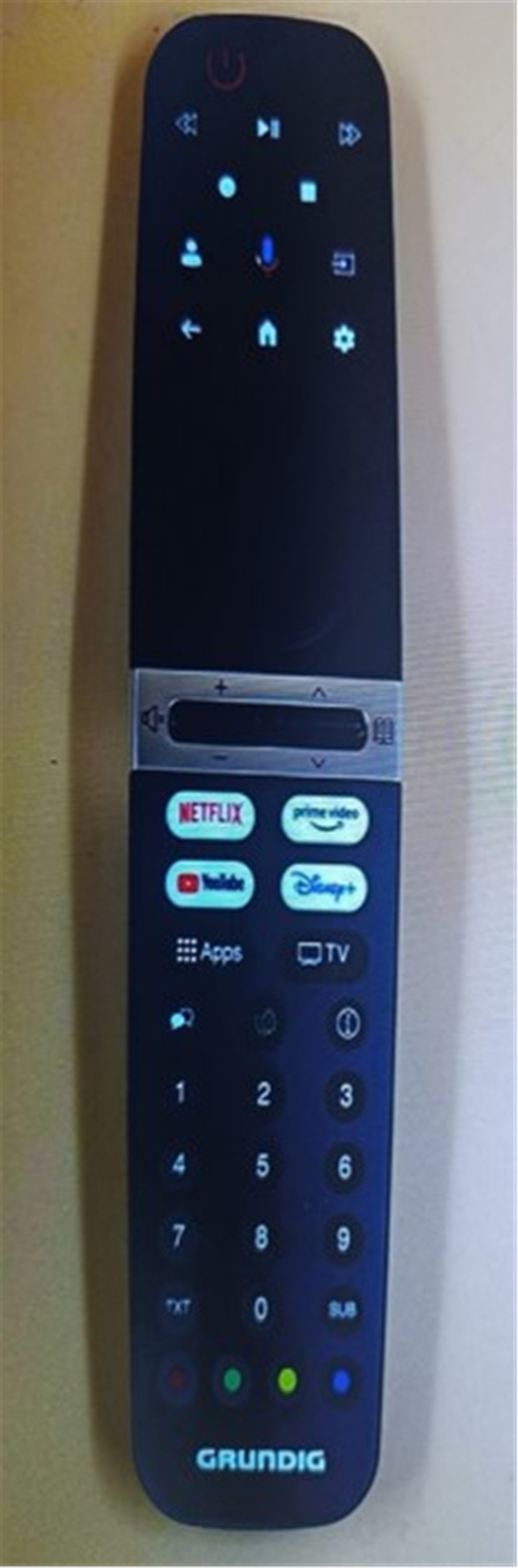 Reyonex WEKO KL ARÇELİK NETFLIX-PRIME VIDEO-YOUTUBE-DİSNEY+ TUŞLU MİKROFONLU SES KOMUTLU - LCD Akıllı Kumandalar