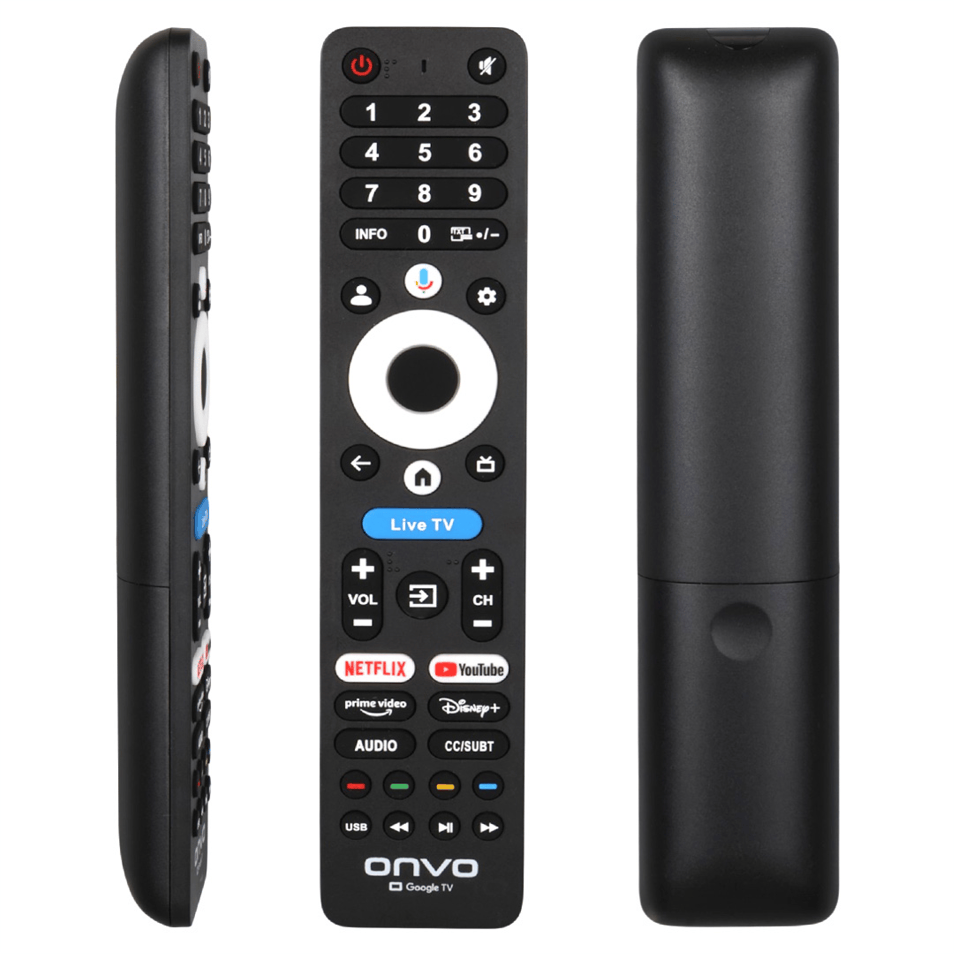 Reyonex WEKO KL PHILIPS*ARÇELİK*BEKO SES KOMUTLU LIVE TV-NETFLIX-YOUTUBE-PRIME VIDEO-DISNEY-AUDIO-CC/SUB TUŞLU AKILLI TV KUMANDA - LCD Akıllı Kumandalar