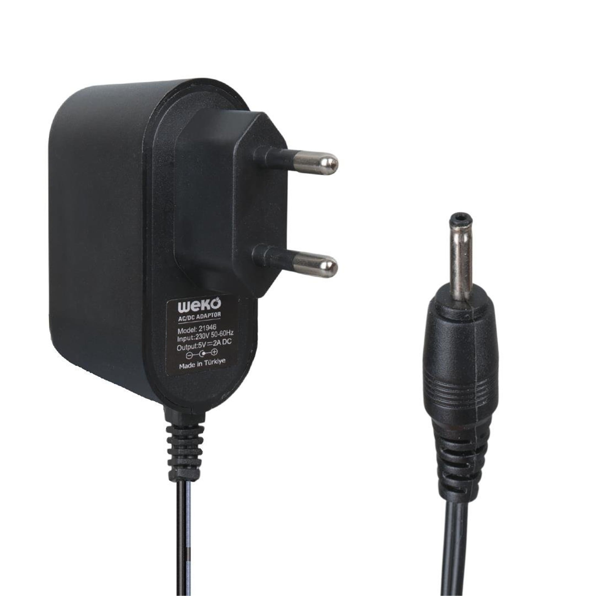 Weko Weko WK-21946 5 Volt - 2 Amper 2.5*0.7 İnce Uç Yerli Üretim Tablet Pc Adaptörü - Tablet Pc Adaptörleri