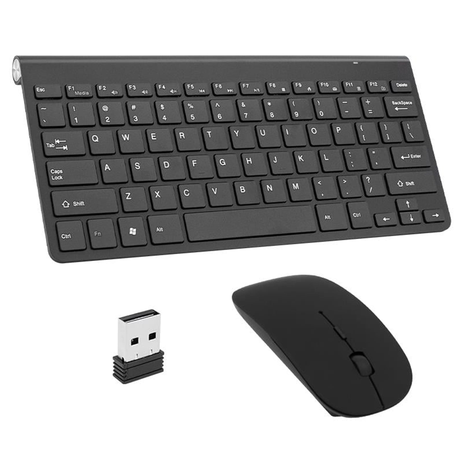 Wieder Wieder Wireless Slim Kablosuz Klavye Mouse Set Siyah WR-70K - Klavye & Mouse Set