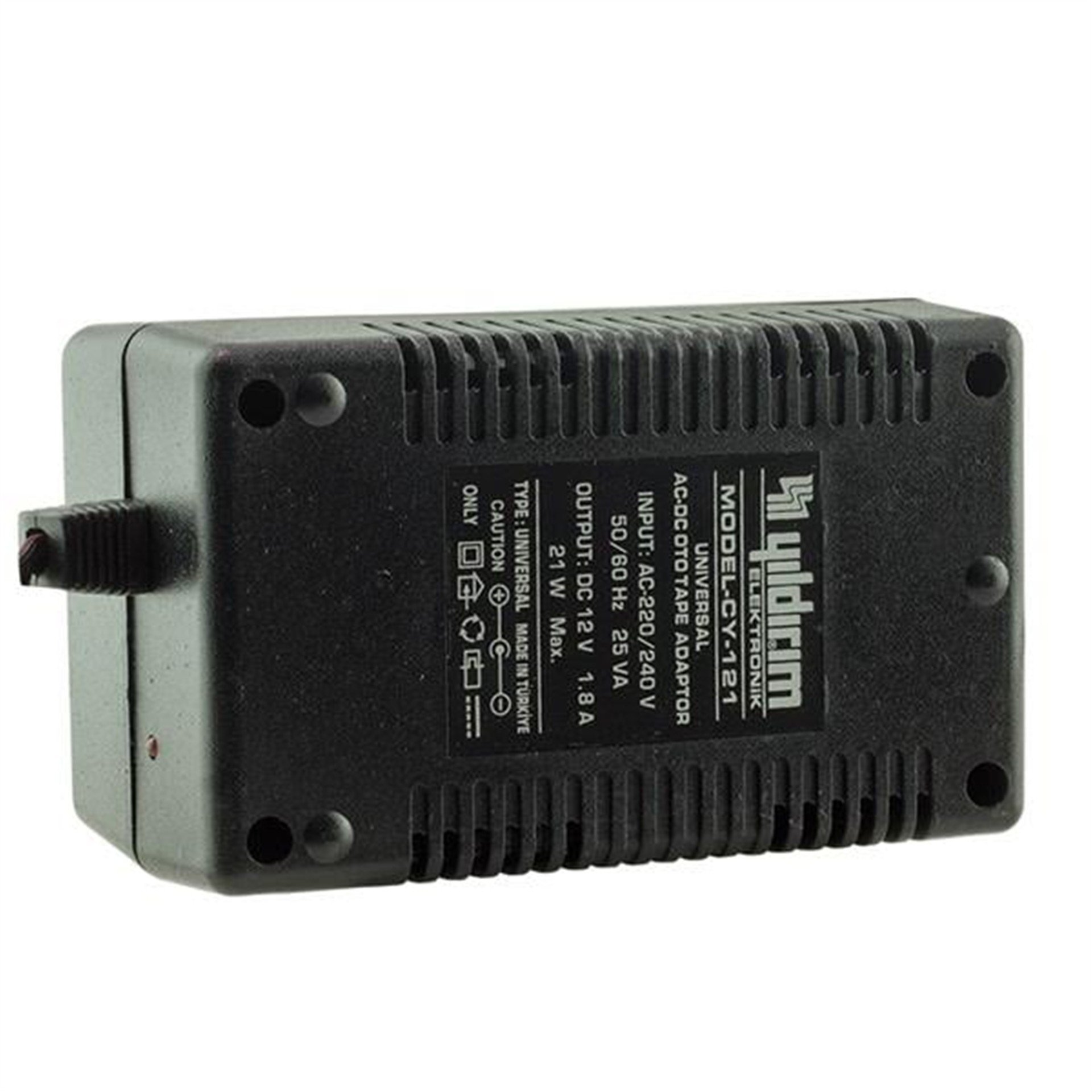 Yıldırım Yıldırım Cy-121 12 Volt - 1.8 Amper Masaüstü Ac/Dc Adaptör - Adaptörler