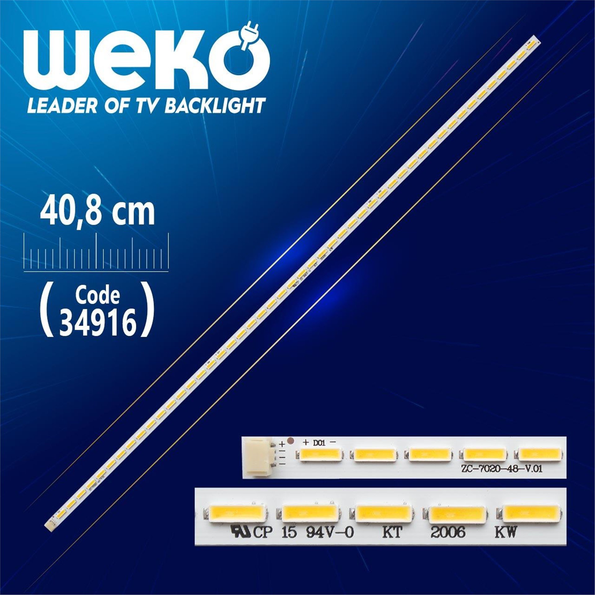 Weko ZC-7020-48-V0.1 - 40,8CM 48 LEDLİ (WK-753) Tv Led Bar - Tv Led Bar