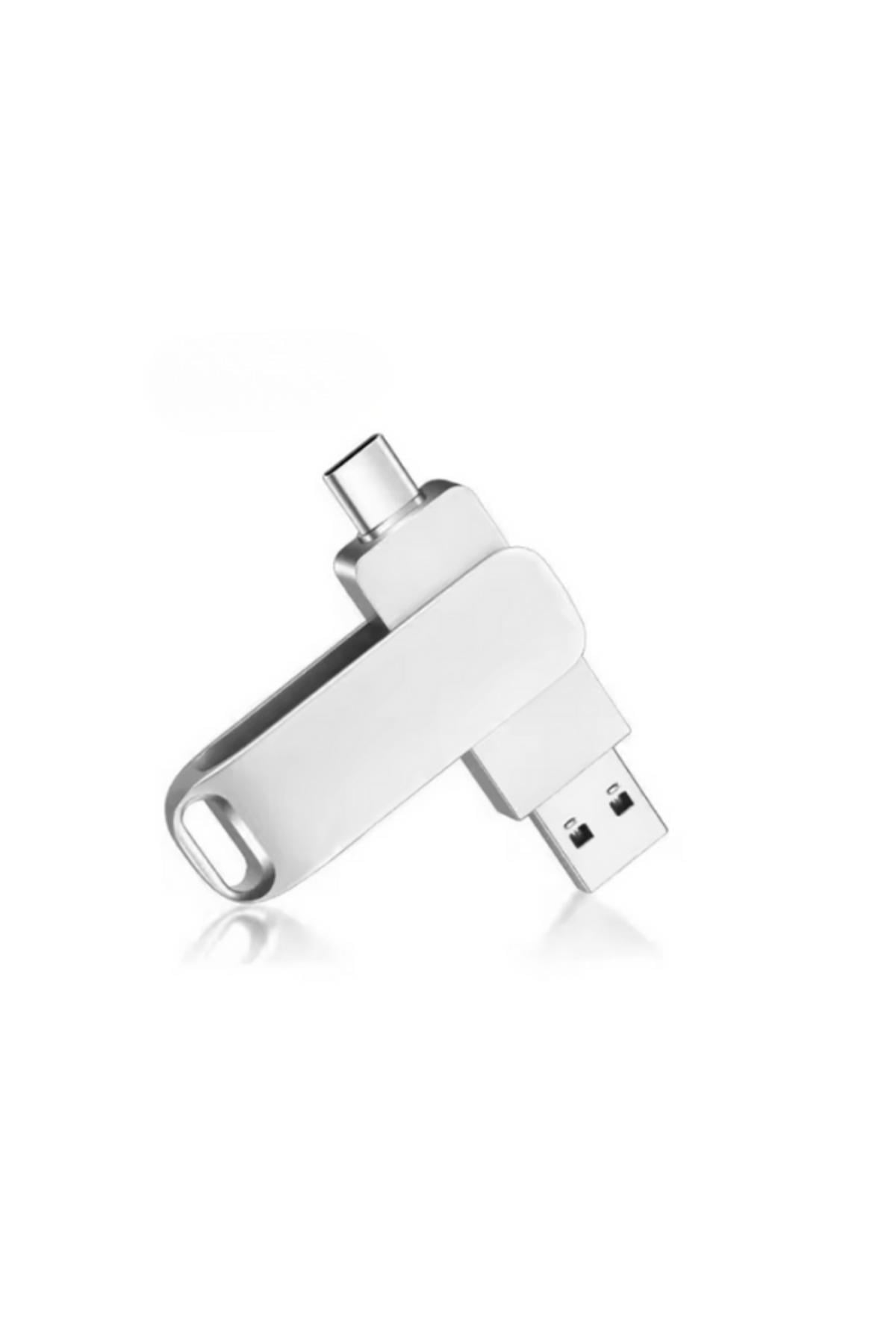 2 In 1 Çift Taraflı Type-c Usb 2.0 Metal Usb Bellek