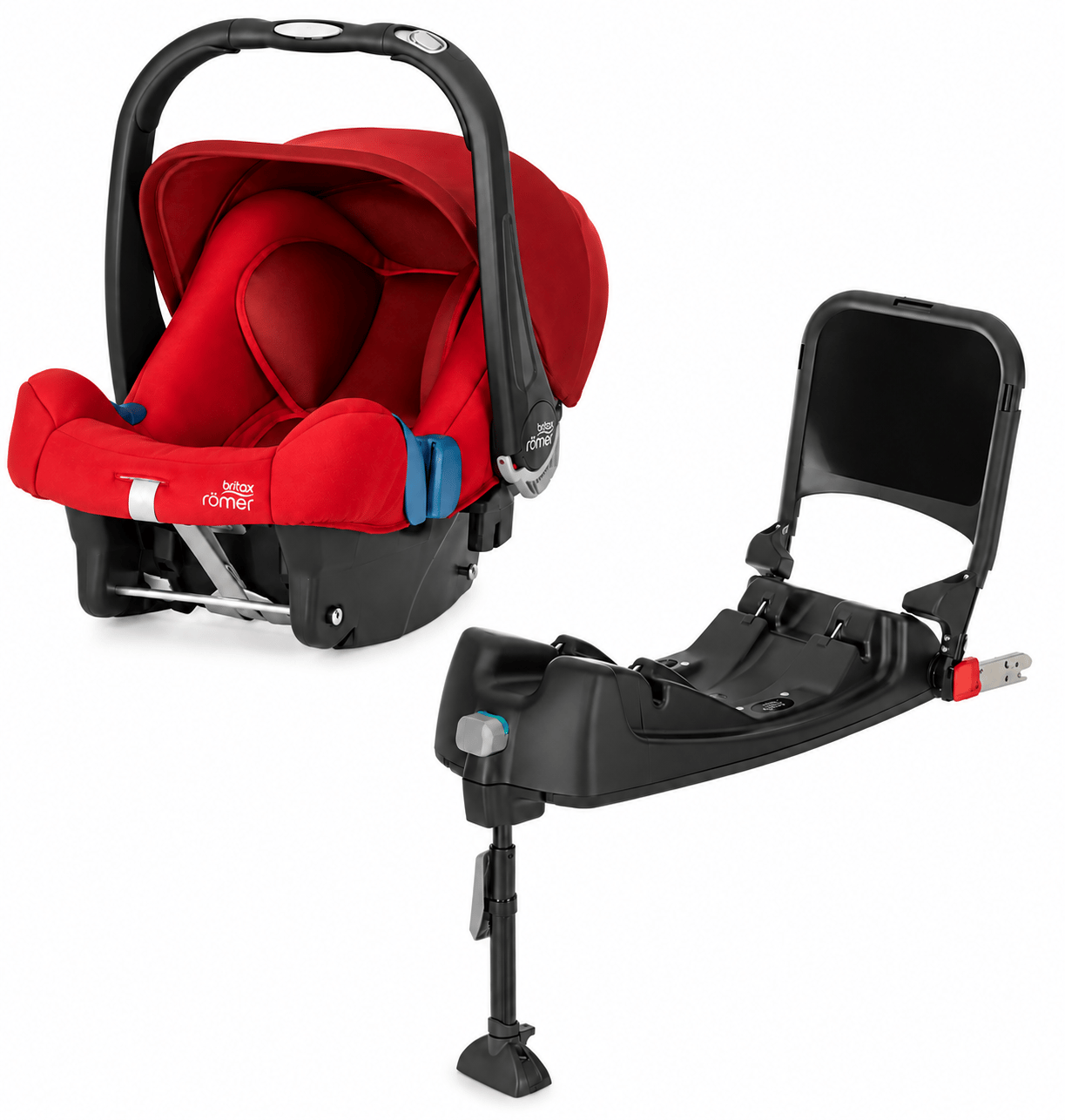 Britax-Römer Baby Safe Plus SHR II Bundle 0-13 kg Ana Kucağı + Baza / Flame Red