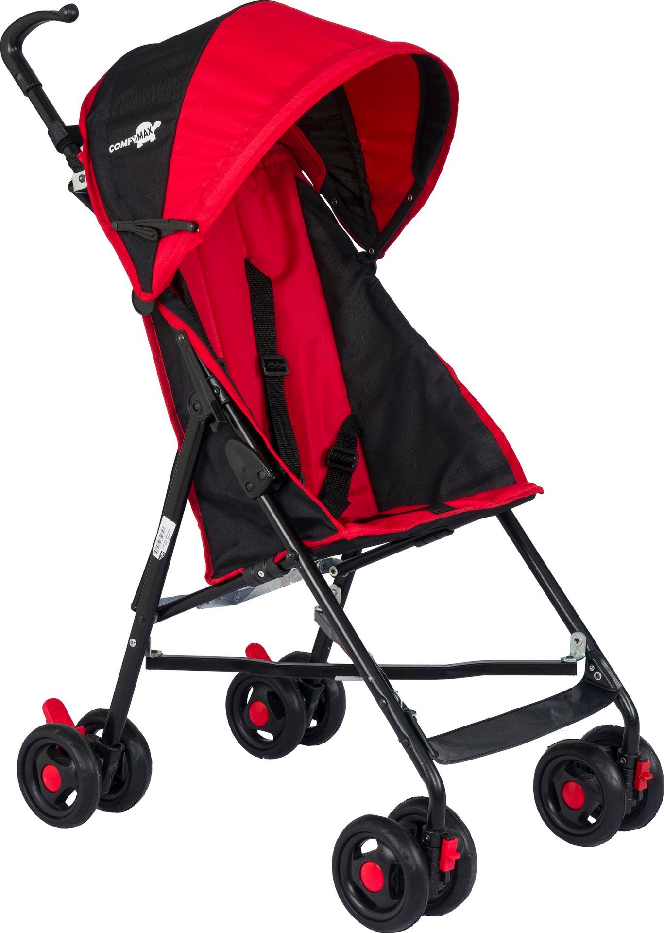 Comfymax Comfort II Baston Bebek Arabası - Kırmızı