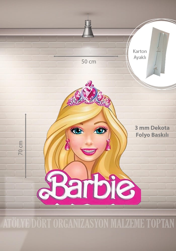 Barbie Ayaklı Figür (Pano)