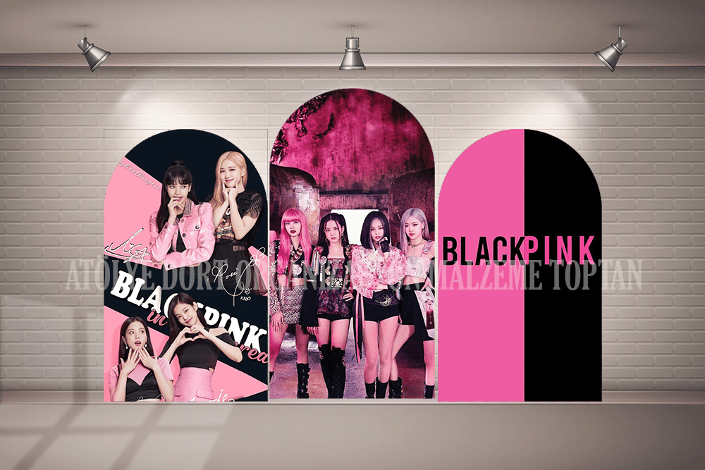 Blackpink 3lü Arka Fon (Branda)