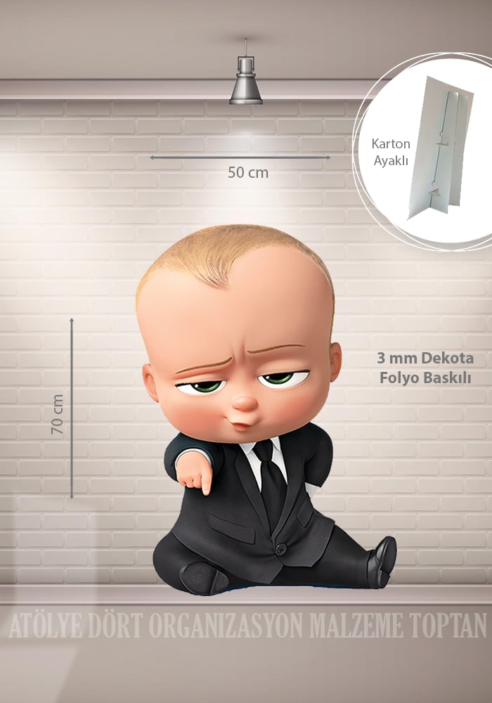 Boss baby Ayaklı Figür (Pano)