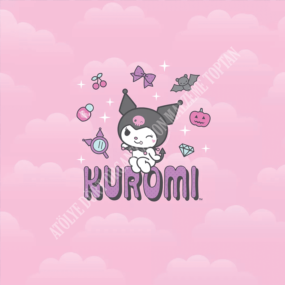 Kuromi Zemin Branda Baskısı