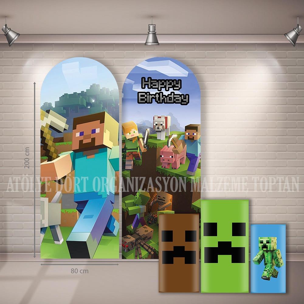 Minecraft Doğum Günü Tam Set