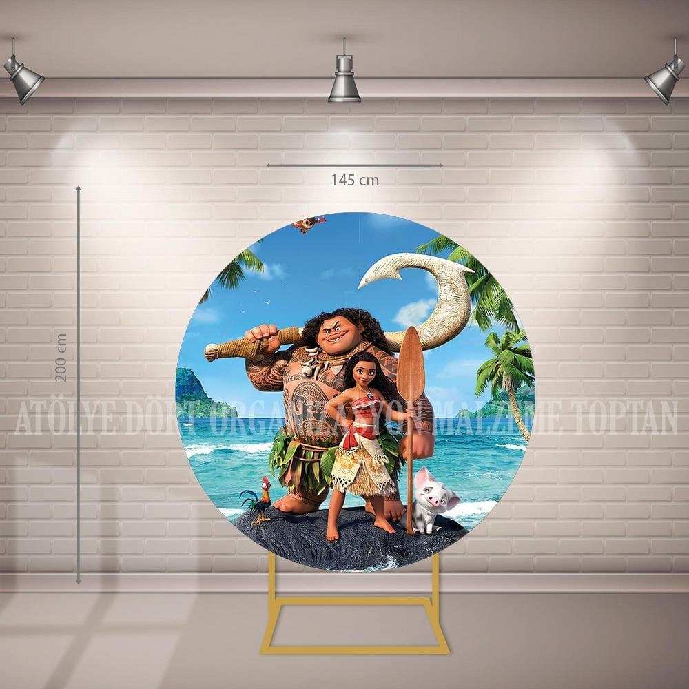 Moana Çember Kumaş Giydirme