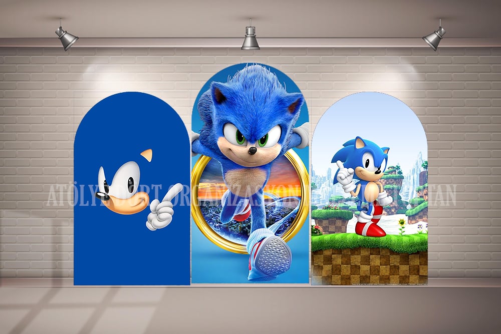 Sonic 3lü Arka Fon (Branda)