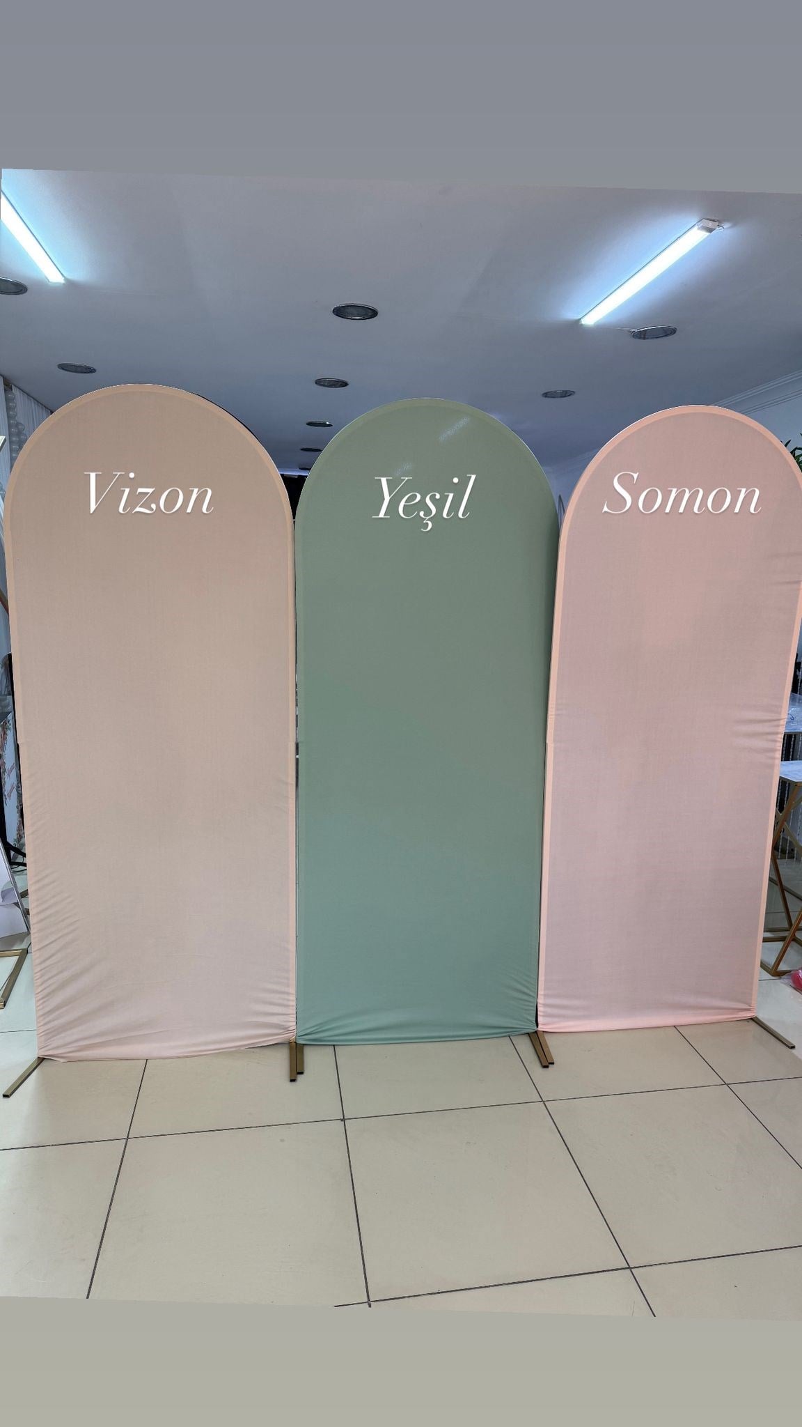 Vİzon Renk Kumaş Giydirme
