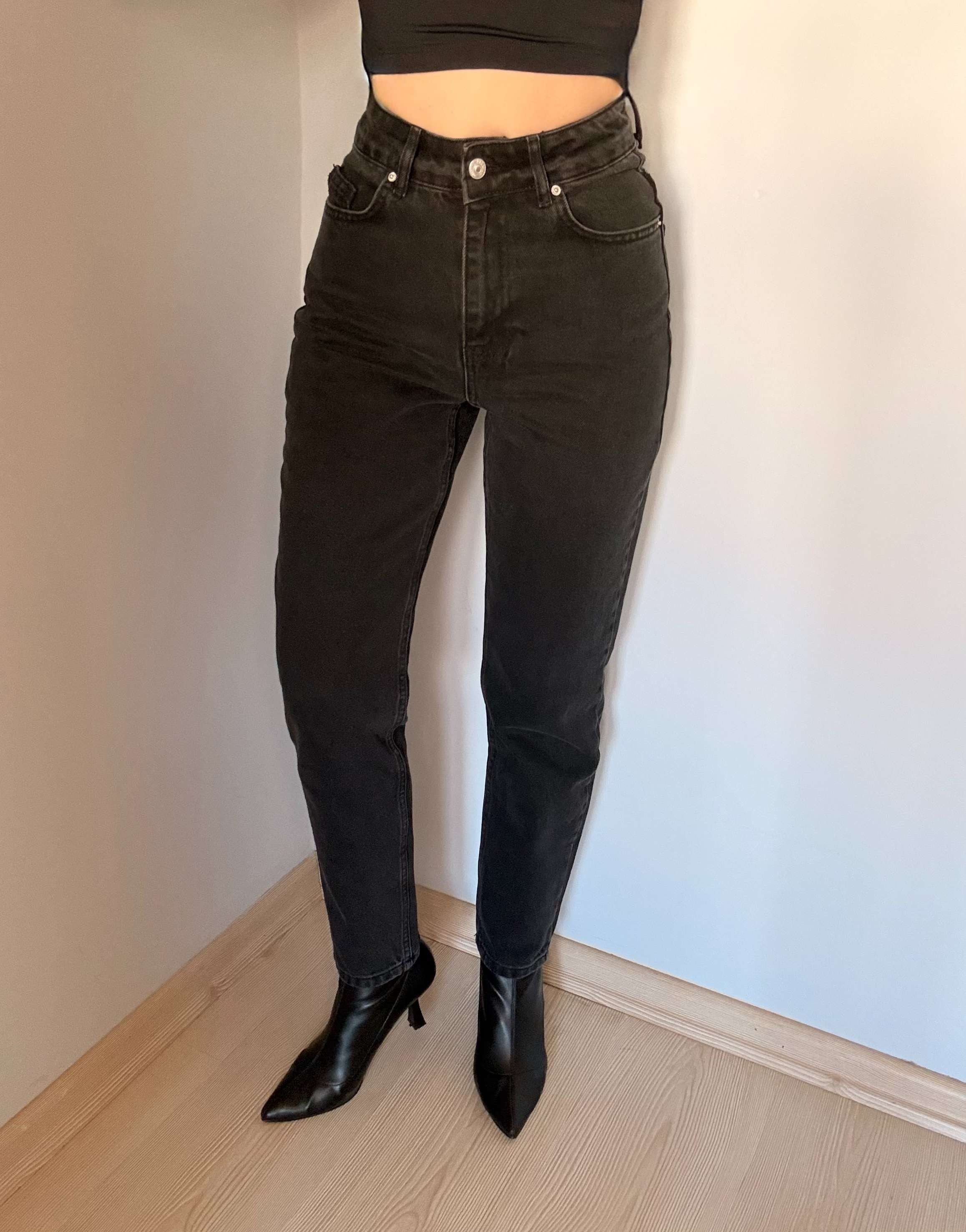 Siyah DLV Mom jean