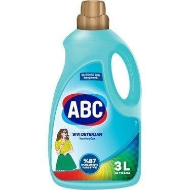 Abc Sıvı Deterjan Renklilere Özel 3000ml
