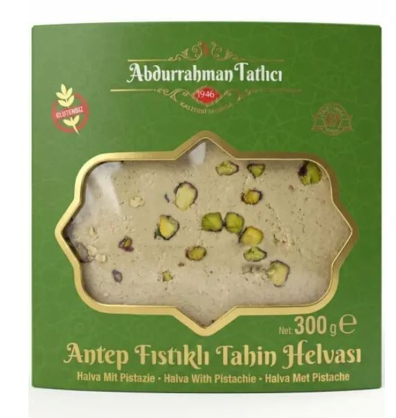 Abdurrahman Tatlıcı Antep Fıstıklı Tahin Helvası 300 Gr