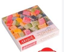 Aktürk Hindistan Cevizli Meyve Aromalı Lokum 300gr