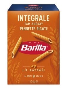 Barilla Tam Buğday Kalem Makarna (Integrale Pennette Rigate) 400gr