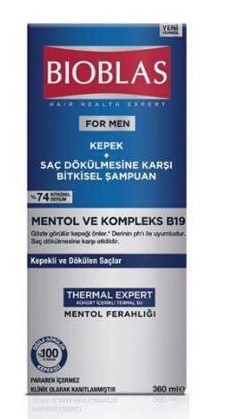 Bioblas For Men Mentol Ve Kompleks B19 Şampuan 360ml