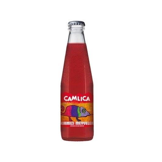 Çamlıca Kırmızı Meyveler Aromalı Gazoz 200ml cam
