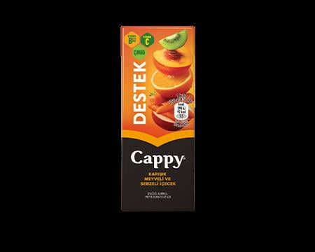 Cappy Destek Meyve Suyu Karışık Meyveli Sebzeli 200ml uht