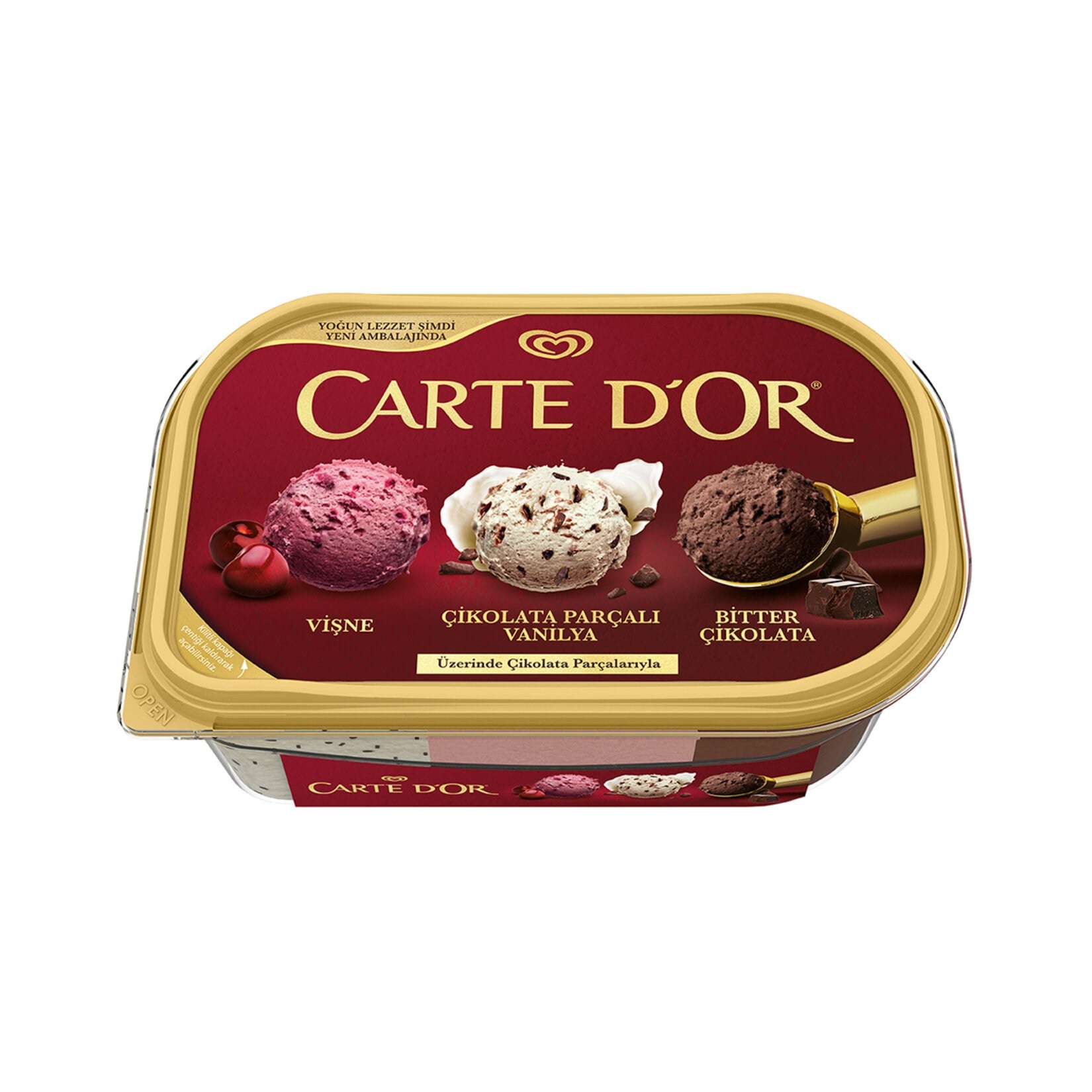 Carte d'Or Vişne Madagaskar Vanilya Bitter Çikolata 850 ml