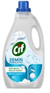 Cif Zemin Temizleyici Beyaz Sabun 2500ml